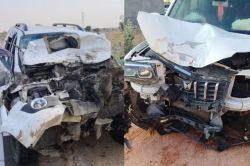 Road Accident: राजस्थान के बीकानेर में भीषण सड़क हादसा, 2 लोगों की मौत, दोनों
कार बुरी तरह क्षतिग्रस्त - image