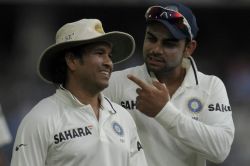 मेरे पास तुम्हें देने के लिए… विराट कोहली के टेस्ट से संन्यास पर सचिन तेंदुलकर
को याद आई 12 साल पुरानी वो बात - image