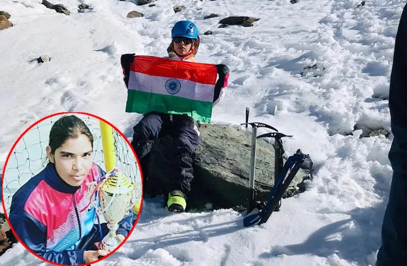 राजस्थान की पर्वतारोही तुलसी मीना, पत्रिका फोटो