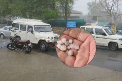 Rajasthan Weather: माउंट आबू में जोरदार गर्जना के साथ हुई झमाझम बारिश, ओले भी
गिरे - image