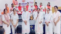प्रभारी व योग शिक्षकों का जयपुर में सम्मान - image