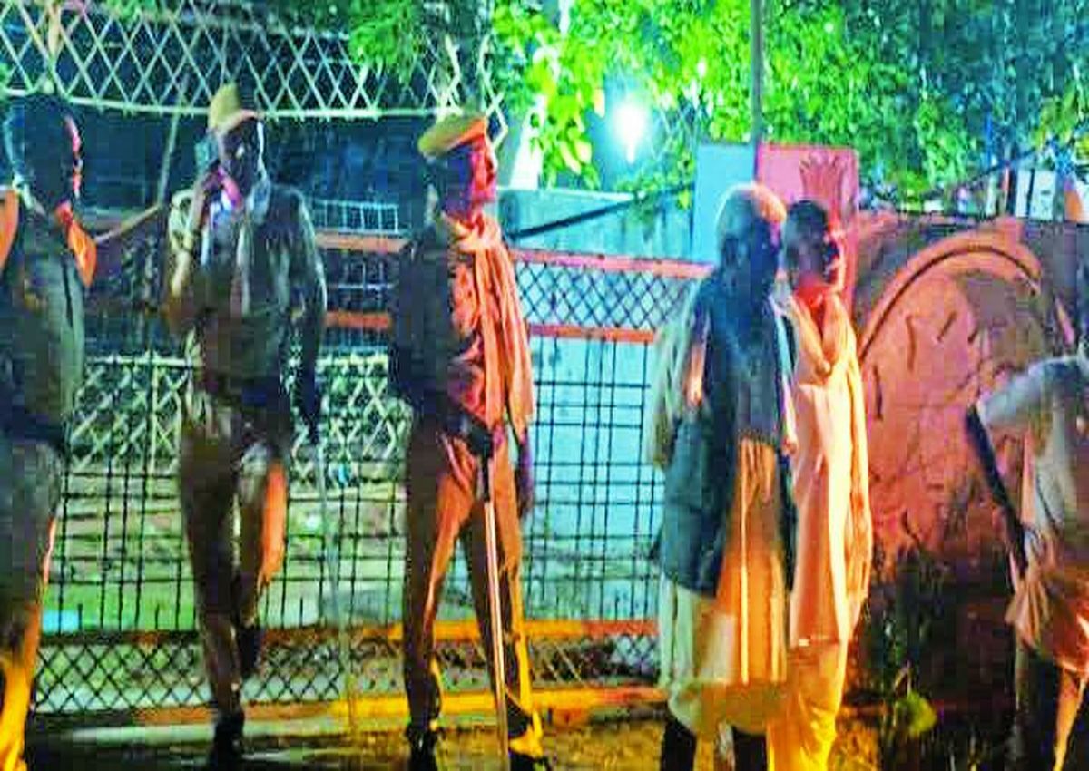 पुलिस और प्रशासन की मौजूदगी में शांति से निकल गई बिन्दोरी