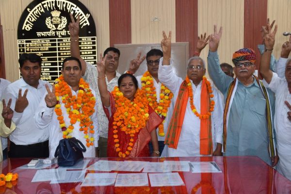 Political drama of Nagaur Municipal Council: BJP takes out procession on the victory of Chairman Bothra