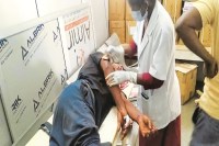 आमदई माइंस में हाईवा पलटने से 2 घायल (Photo source- Patrika)