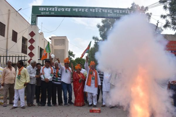Political drama of Nagaur Municipal Council: BJP takes out procession on the victory of Chairman Bothra