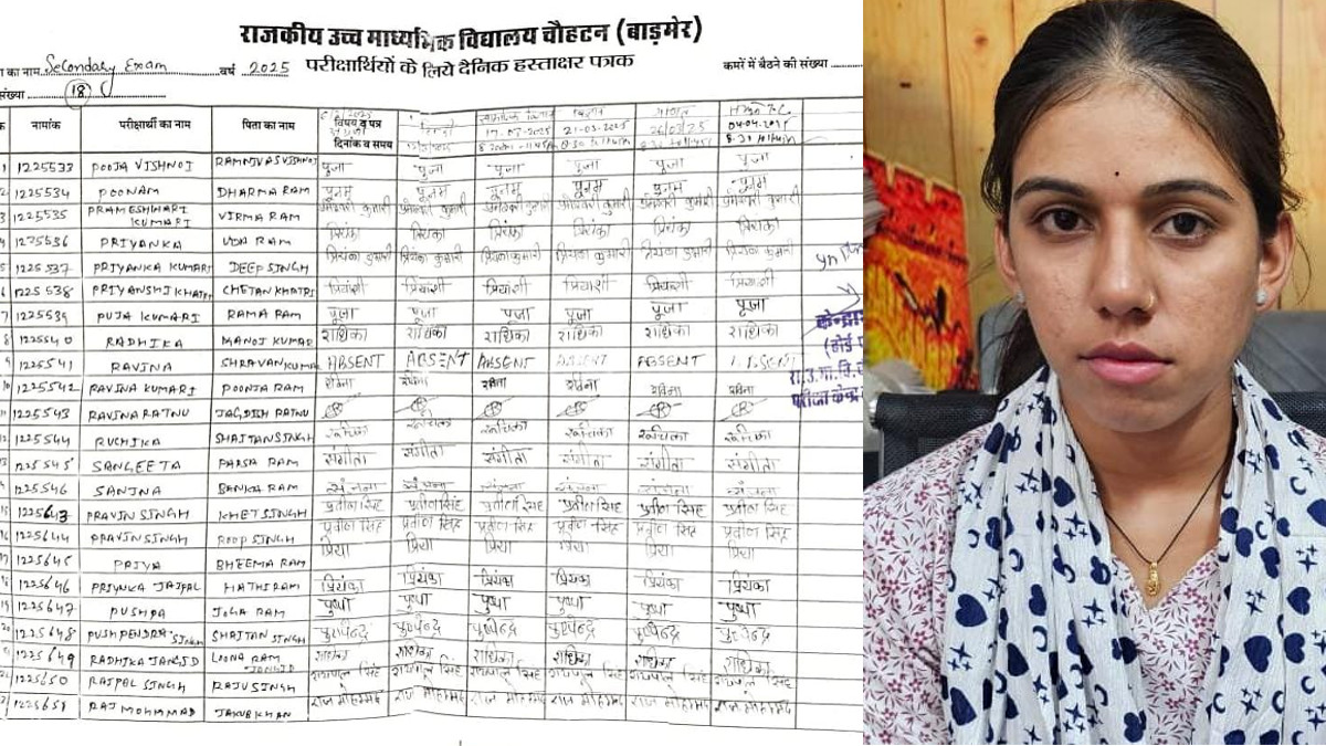 लापरवाही : पूजा ने दी दसवीं की परीक्षा… माध्यमिक बोर्ड ने बताया अनुपस्थित