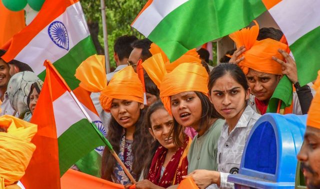 Tiranga Yatra in jaipur