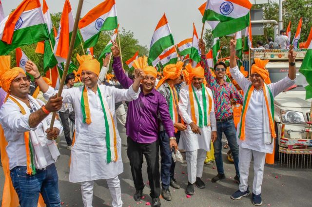 Tiranga Yatra in jaipur