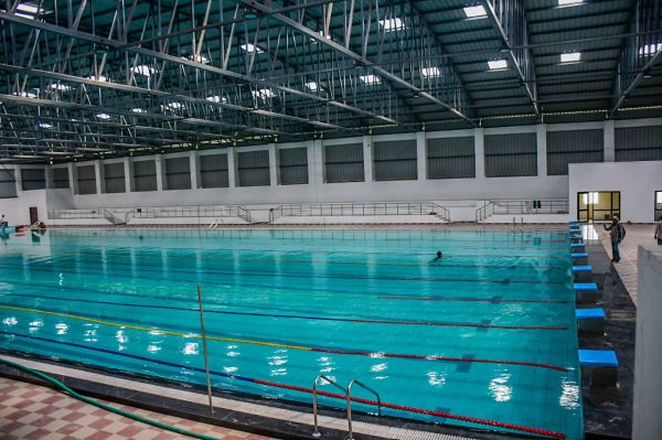 Swimming pool at chogan stadium 