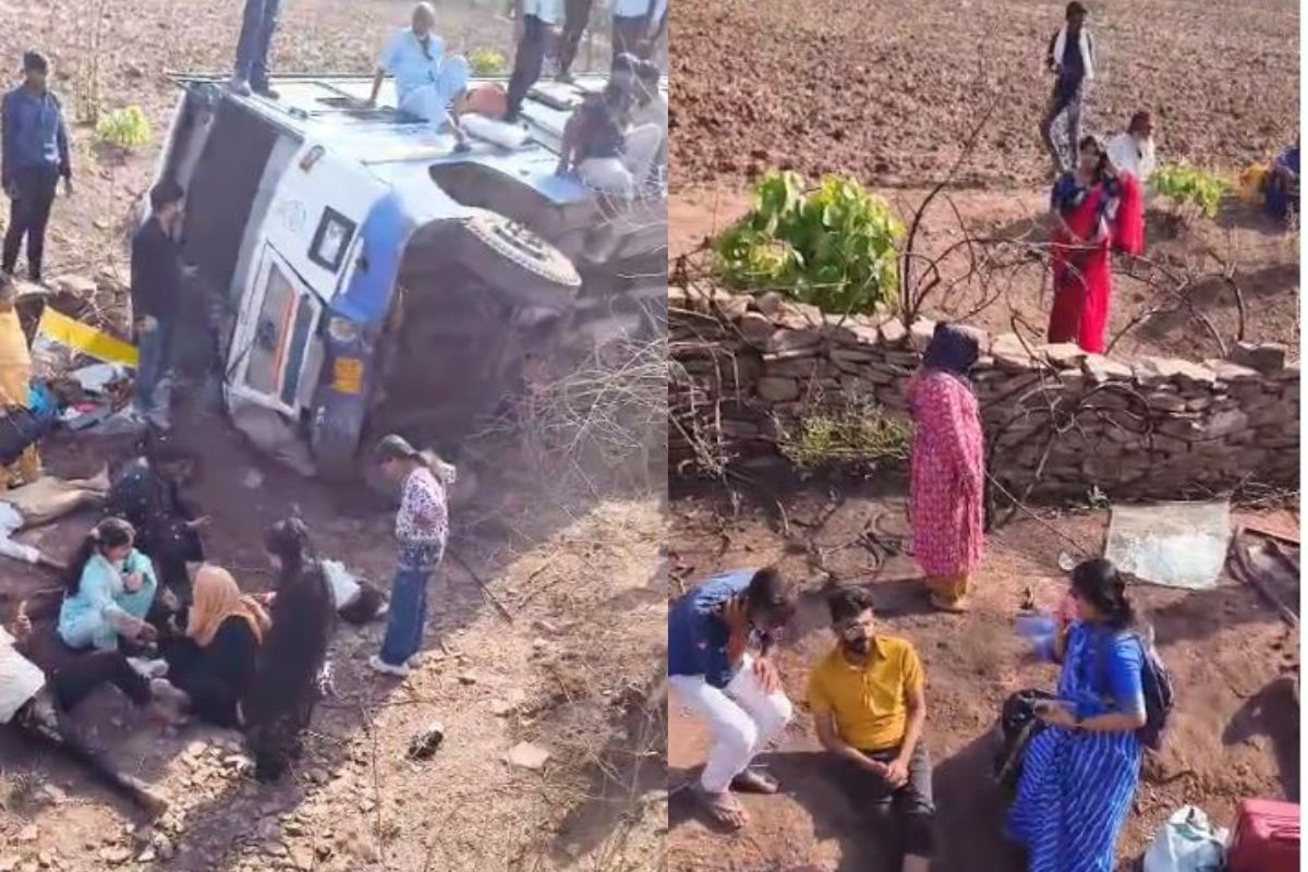 Rajasthan: कोटा से बांसवाड़ा जा रही रोडवेज बस अनियंत्रित होकर गड्ढे में पलटी, 52
यात्री घायल, 17 लोगों की हालत गंभीर