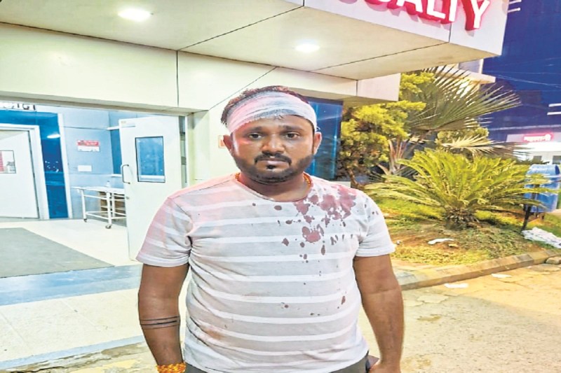 भानपुरी के पास विवाद (Photo source- Patrika)