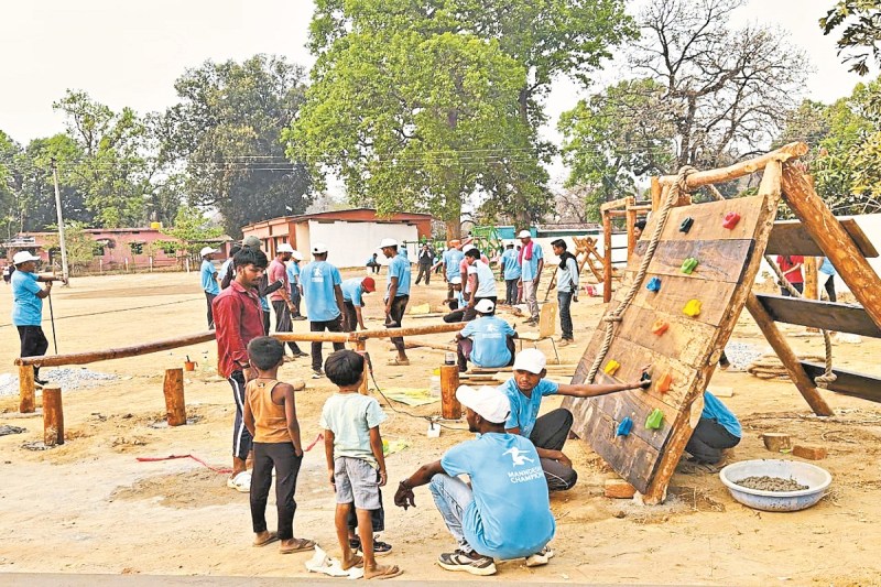 बस्तर में सचिन तेंदुलकर फाउंडेशन बनाएगा 50 खेल मैदान (Photo source- Patrika)