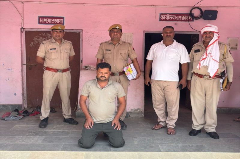 रामदत्त ठाकुर गैंग पर पुलिस का प्रहार जारी,15 हजार का इनामी एक और साथी गिरफ्तार Police attack on Ram Dutt Thakur gang continues, another associate with a bounty of 15 thousand arrested