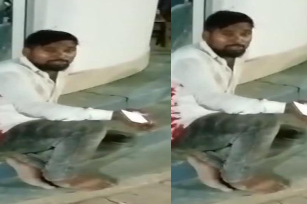 Mau crime: गोली लगने के बाद खून से लथपथ युवक पहुंचा थाना
