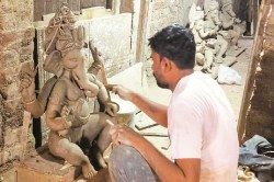 मूर्तिकारों ने शुरू किया गणेश प्रतिमाओं का निर्माण, अभी से मिल रही एडवांस
बुकिंग, कलाकारों में दिखा उत्साह - image
