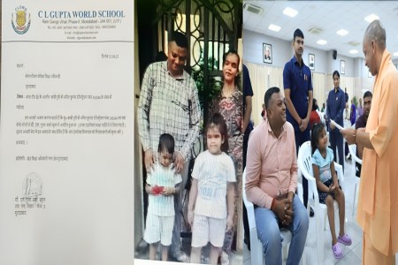 सीएल गुप्ता वर्ल्ड स्कूल ने दिखाई तत्परता फोटो सोर्स : Patrika