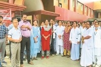 डॉक्टरों की हड़ताल से ओपीडी सेवा बंद (Photo source- Patrika)