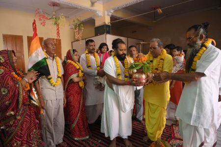 दुर्गा माता मूर्ति स्थापना