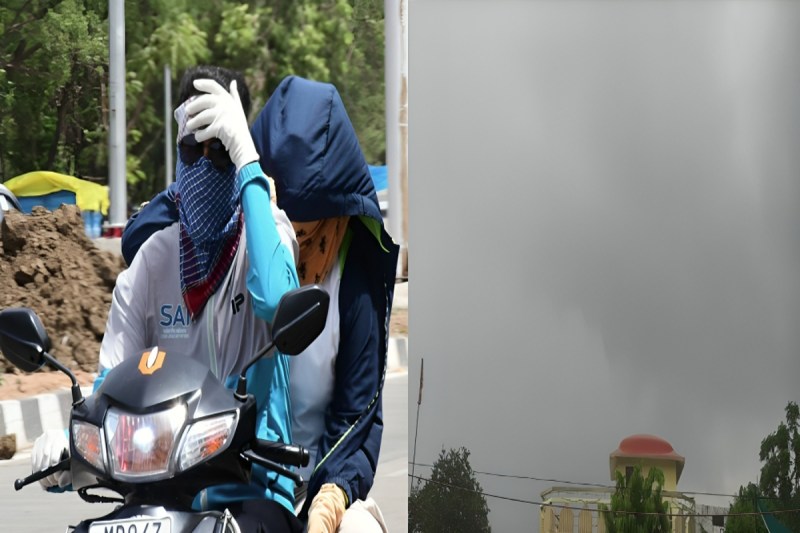 धूप व उमस ने किया बेहाल, फिर बरसात के आसार फोटो सोर्स : Patrika