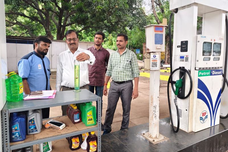 petrol pumps