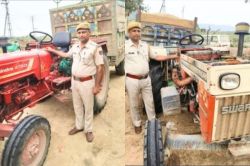 Sawai Madhopur News: बजरी माफियाओं का आतंक, गश्त कर रहे पुलिस वाहन को ट्रैक्टर
से मारी टक्कर, सभी पुलिसकर्मी सुरक्षित - image