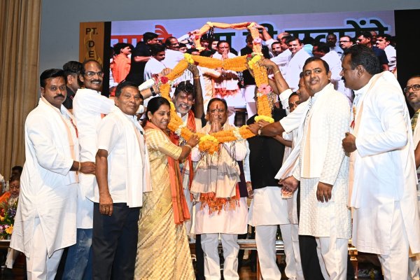 छत्तीसगढ़ स्टेट बेवरेजेस कॉर्पोरेशन के अध्यक्ष के पदभार ग्रहण समारोह में CM साय हुए शामिल, PHOTO