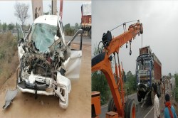 Barabanki में भीषण सड़क हादसा: अर्टिगा और ट्रक की टक्कर में चार की मौत, तीन
गंभीर घायल – हाईवे पर 2 किमी लंबा जाम - image