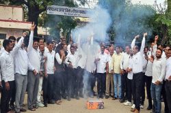 डीजे कोर्ट को लेकर वकीलों का कोटपूतली में जश्न, बहरोड़ में प्रदर्शन - image