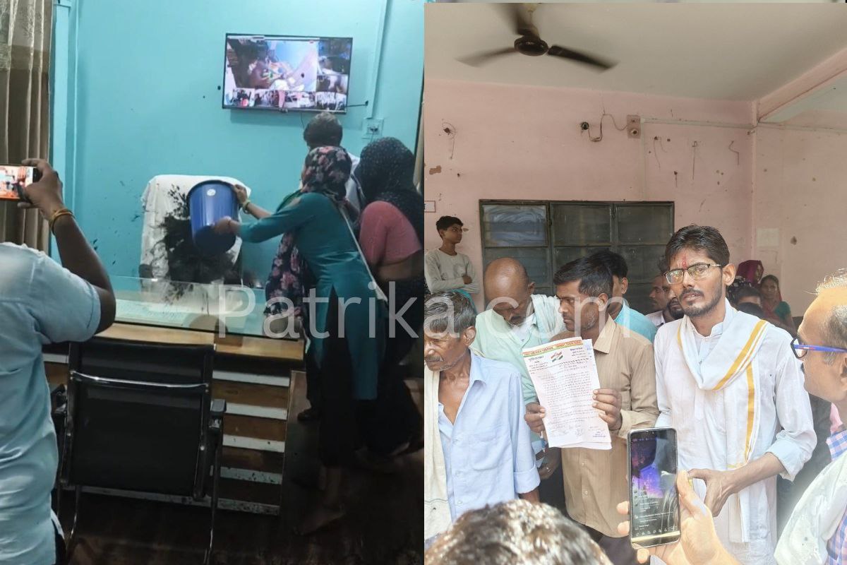 नपा CMO की कुर्सी का कीचड़ से किया अभिषेक, कार्यालय में उड़ेला कचरा, देखें
तस्वीरें