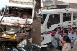 श्रीगंगानगर: डोडा पोस्त लदी तस्करों की गाड़ी पुलिस वाहन को टक्कर मारते हुए टेंट
में घुसी, 3 पुलिसकर्मी समेत 2 ग्रामीण घायल - image