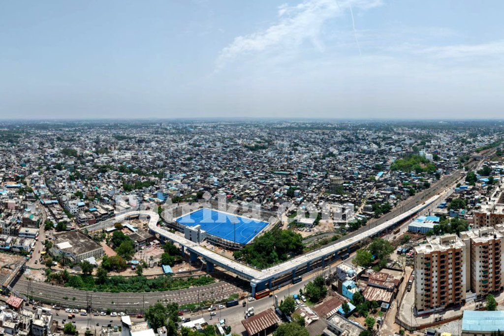 Bhopal Aishbagh 90 Degree Turn Bridge