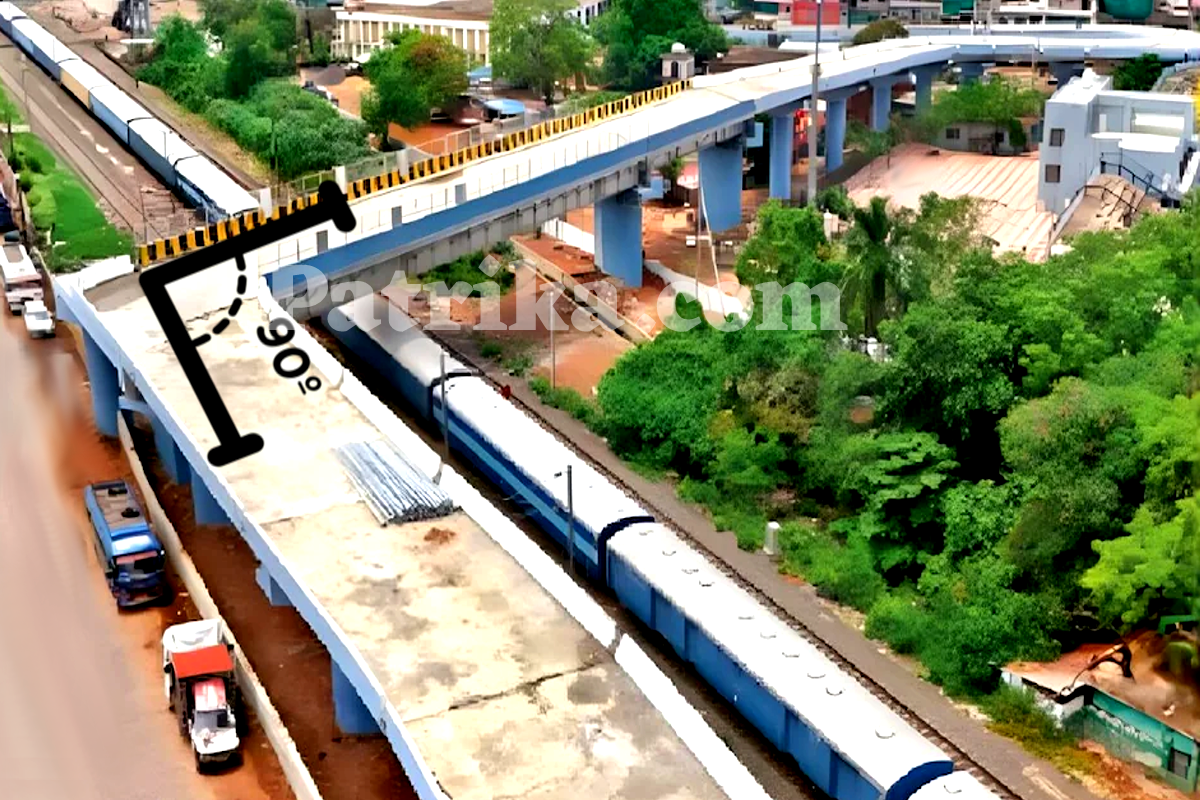 Bhopal Aishbagh 90 Degree Turn Bridge