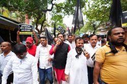सिरसा के बयान पर भड़की AAP, सड़कों पर उतरे कार्यकर्ता और विधायक, मांगा इस्तीफा - image