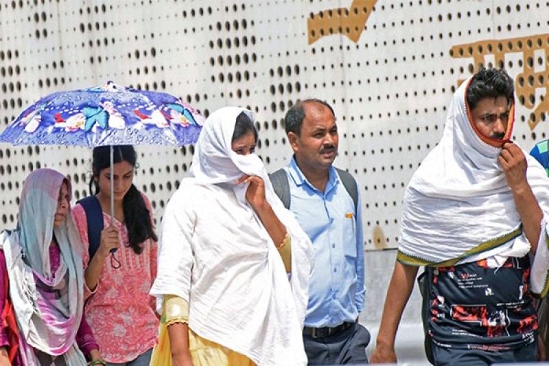 Heatwave Alert mp weather (फोटो सोर्स- ANI)