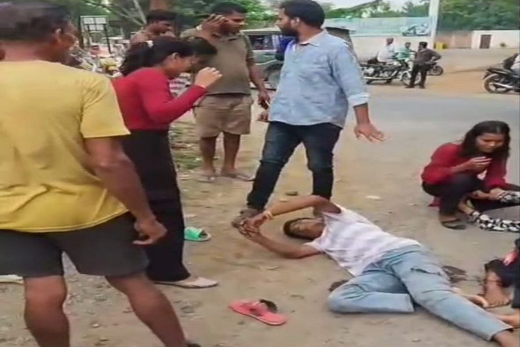 Road accident in Ambikapur