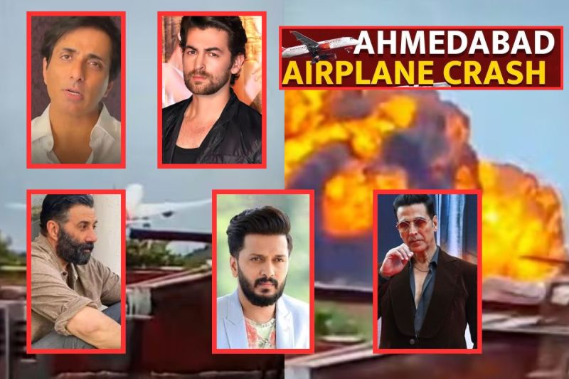 Ahmedabad plane crash Bollywood stars Reaction