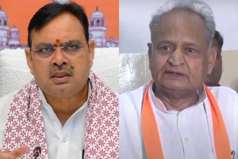 Ashok Gehlot and CM Bhajanlal