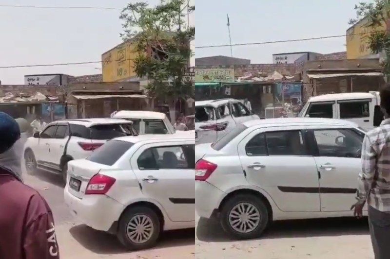 Attack on Fortuner rider in Barmer