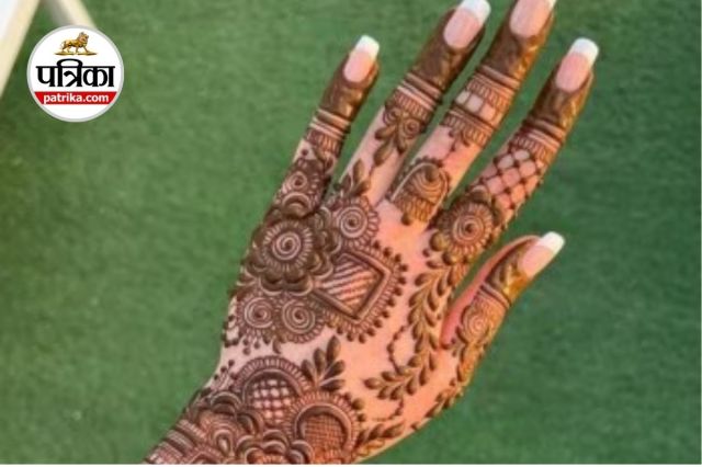 Bel-bute mehandi dijain