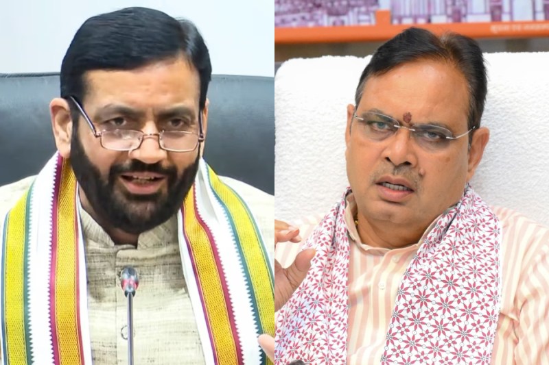 CM Bhajan Lal and Haryana CM Nayab Saini