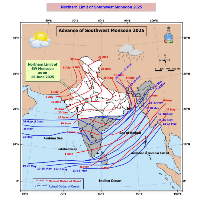 देश में ऑनसेट मानसून की स्थिति, फोटो सोर्स आइएमडी 