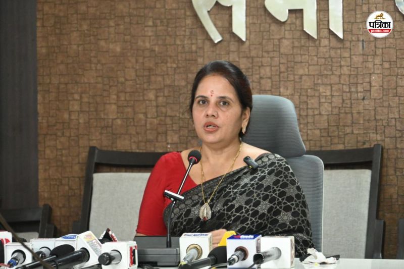 महापौर मीनल चौबे (फोटो सोर्स- पत्रिका)