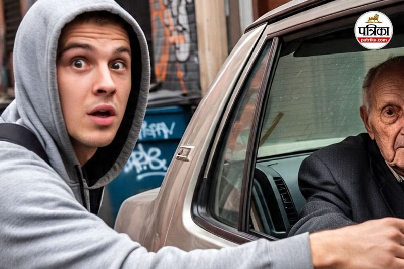 ड्राइवर से 1 लाख 30 हजार व बैटरी की लूट (Photo source- AI)