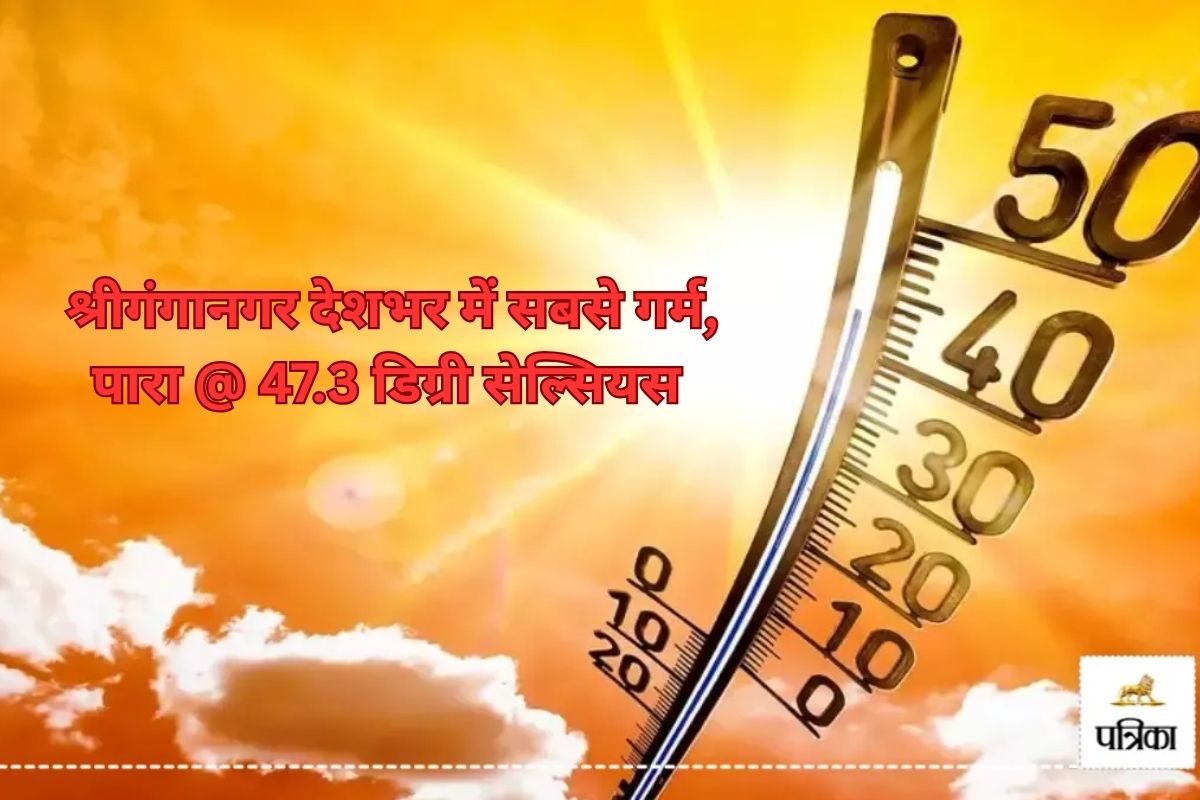 Heatwave: श्रीगंगानगर देशभर में सबसे गर्म, आसमान से बरसे अंगारे…अघोषित कर्फ्यू
जैसे हालात