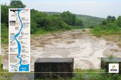 Ramgarh Dam: मानसून की पहली बारिश से रोड़ा नदी तो बह चली… अवरोध बन गए रोड़ा - image