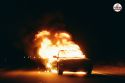 Five Burn to Death in CNG Car Fire After Bridge Collision