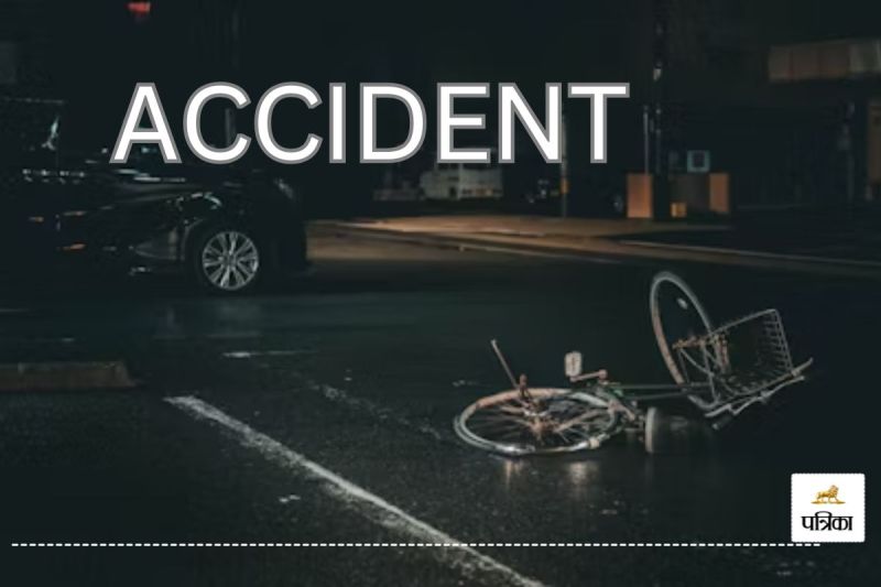 कपड़े खरीदकर लौट रही बुजुर्ग महिला को टैंकर ने कुचला, मौके पर मौत(photo-patrika)