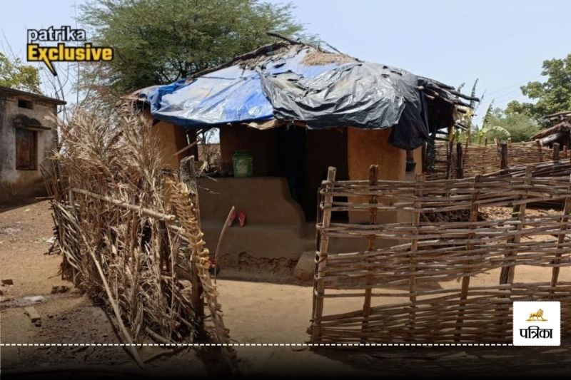झोपड़ीनुमा कुटिया में गुजारने पड़ते हैं 4 दिन (फोटो सोर्स- पत्रिका)
