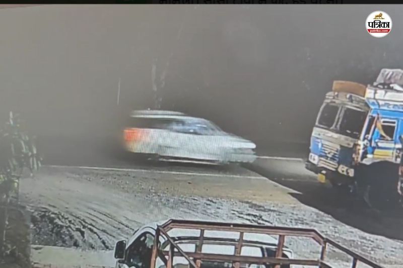 कार ने युवक को कुचला (फोटो सोर्स- Video स्क्रीनशॉट)