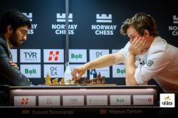 Norway Chess 2025: वर्ल्ड नंबर-1 कार्लसन को भारतीय ग्रैंडमास्टर गुकेश ने चटाई
धूल, हिसाब किया बराबर - image